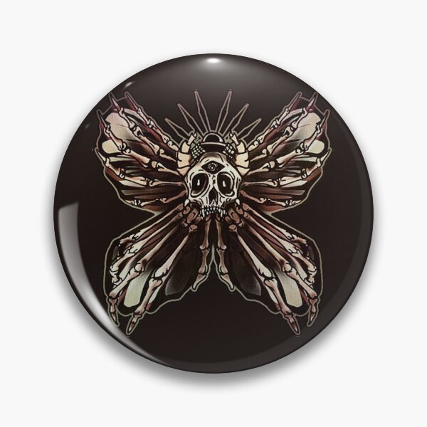 Item preview, Deaths Head Bone Moth: Brown designed and sold by iduzarts.