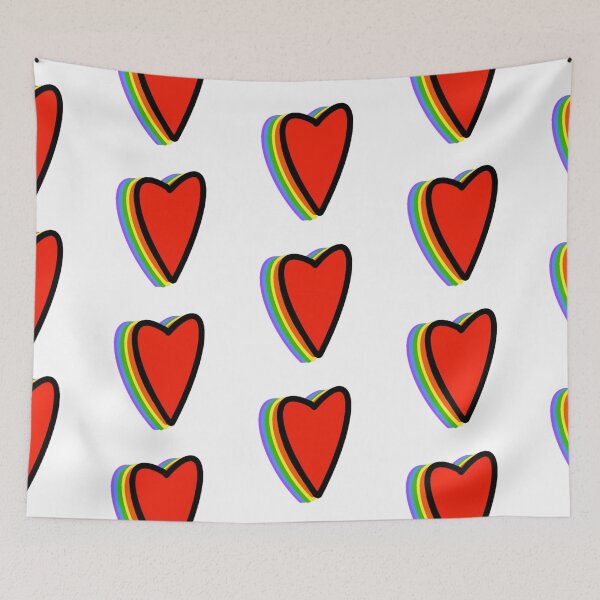 Item preview, Discrete Gay Pride Heart designed and sold by beccaamac.