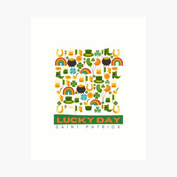 Item preview, Lucky Day Saint Patrick designed and sold by Checivinicius.
