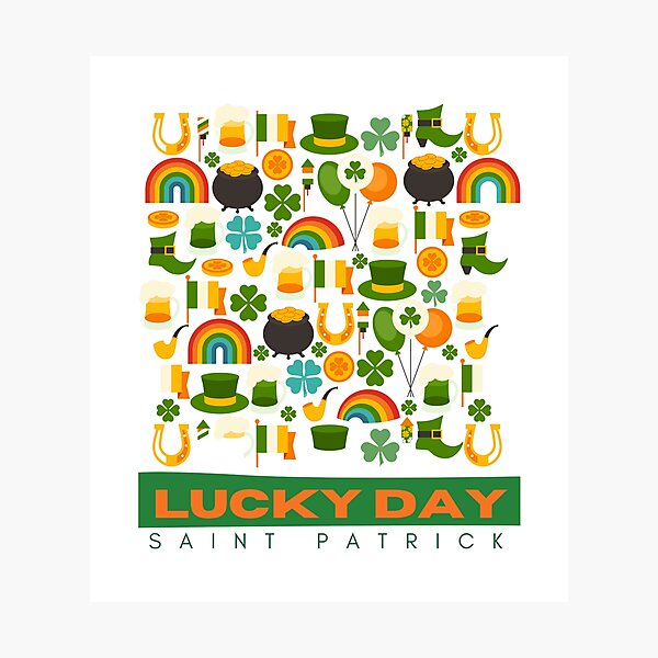 Item preview, Lucky Day Saint Patrick designed and sold by Checivinicius.