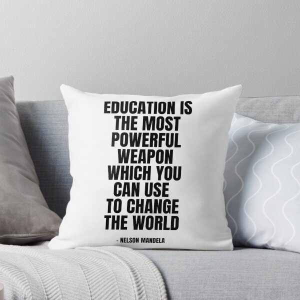 Item preview, Education is the most powerful weapon which you can use to change the world designed and sold by KarolinaPaz.