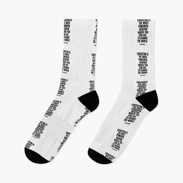 Item preview, Education is the most powerful weapon which you can use to change the world  designed and sold by KarolinaPaz.