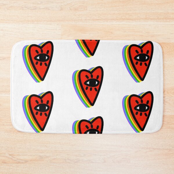 Item preview, Discrete Gay Pride Heart with Eye designed and sold by beccaamac.
