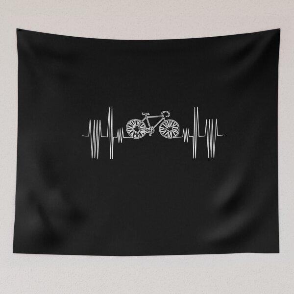 Item preview, biking heartbeat designed and sold by PRINTED ..