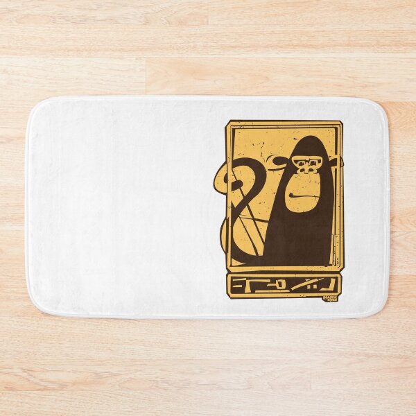 Item preview, distressed monkey designed and sold by Plastic-Apes.