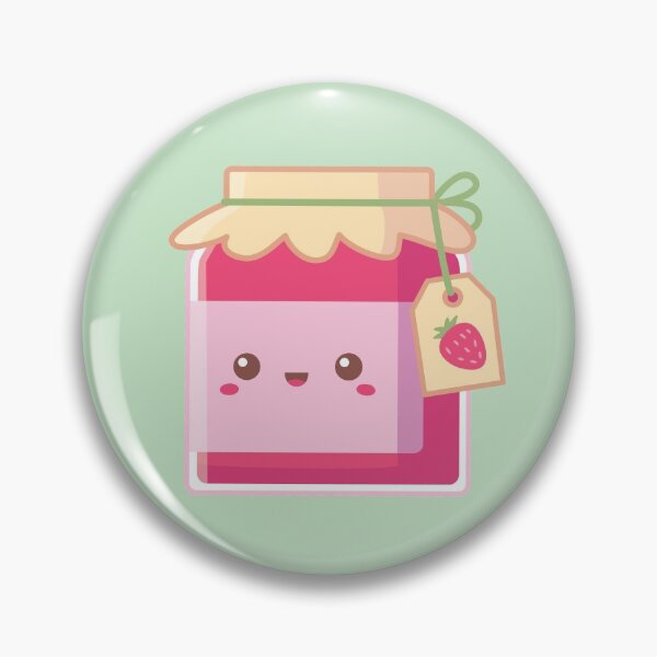 Item preview, Kawaii Strawberry Jam Bottle designed and sold by rustydoodle.