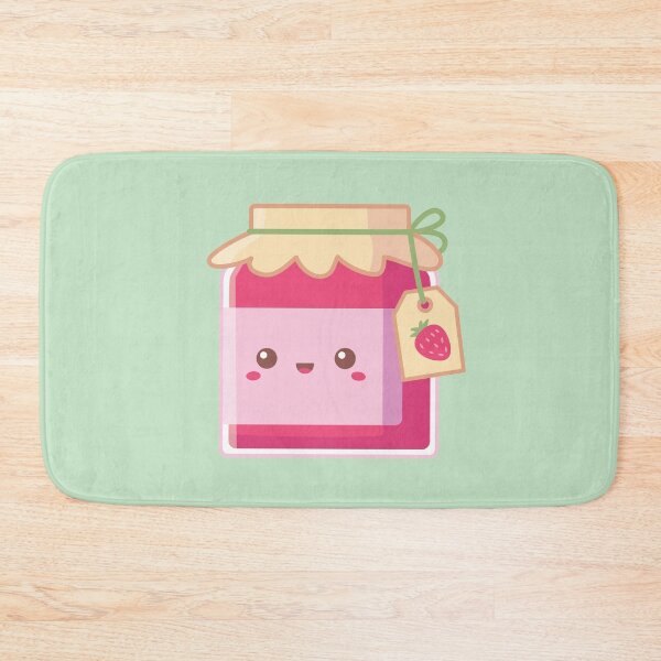Item preview, Kawaii Strawberry Jam Bottle designed and sold by rustydoodle.