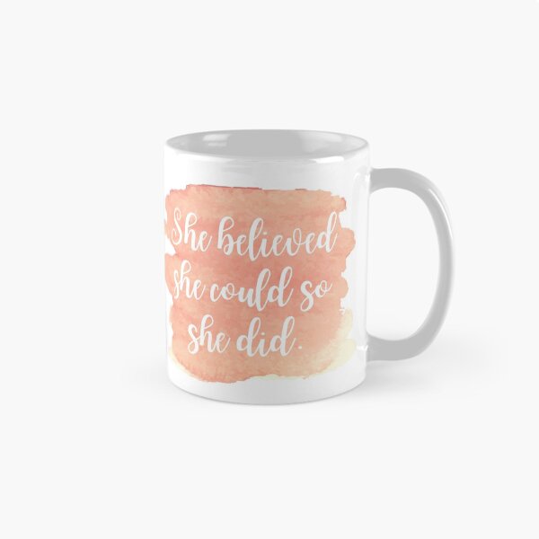 Item preview, She believed she could so she did - Motivational quote designed and sold by KarolinaPaz.