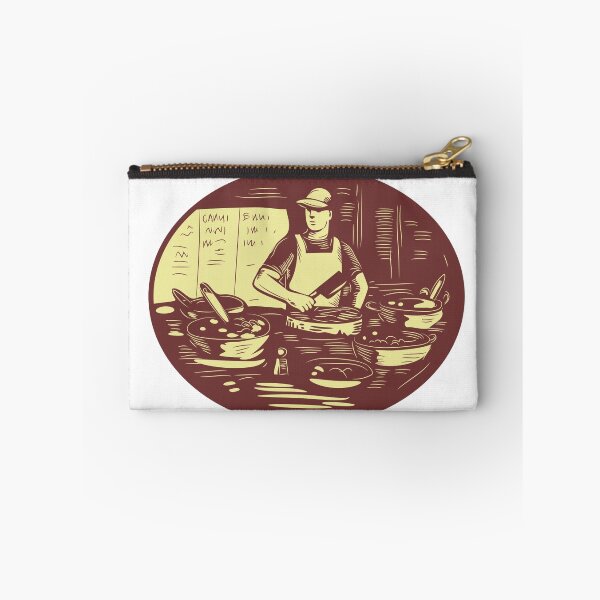 Item preview, Taco Cook in Food Stall Oval Retro designed and sold by patrimonio.