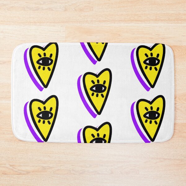 Item preview, Discrete Nonbinary Pride Heart with Eye designed and sold by beccaamac.