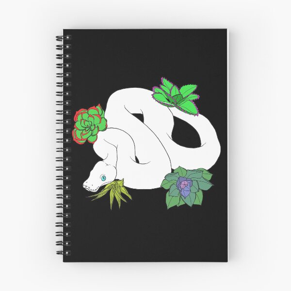 Item preview, Leusistic Ball Python With Succulents designed and sold by TinkerandBone.