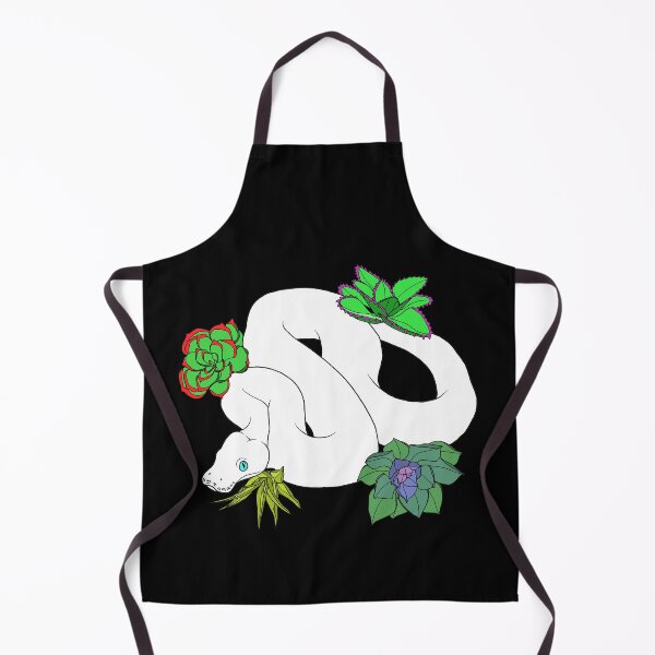Item preview, Leusistic Ball Python With Succulents designed and sold by TinkerandBone.