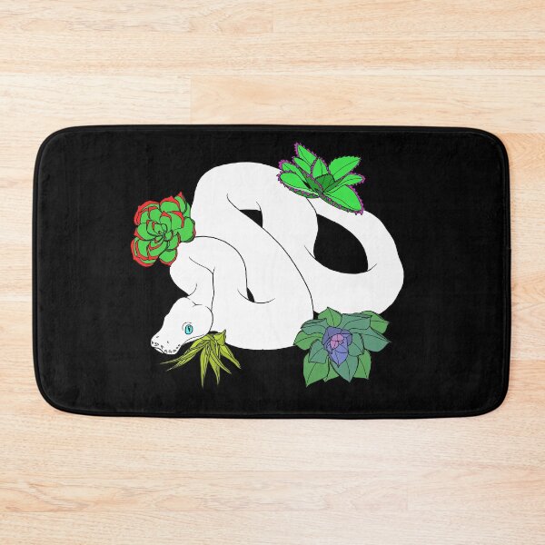 Item preview, Leusistic Ball Python With Succulents designed and sold by TinkerandBone.