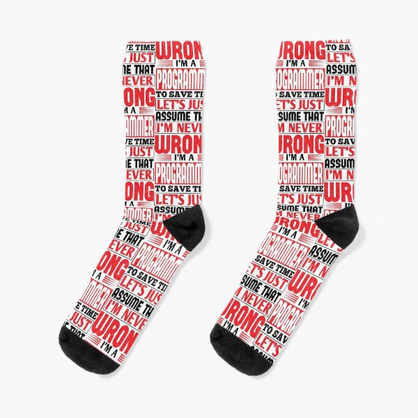 Programmer Socks | Redbubble