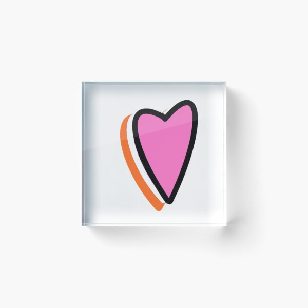 Item preview, Discrete Lesbian Pride Heart designed and sold by beccaamac.