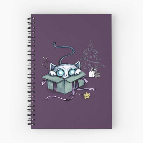 Item preview, Christmas Cat Ghost Gift Box designed and sold by ShaireProd.