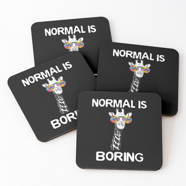 Item preview, Boring Autism Awareness Giraffe designed and sold by Kemriban5278.