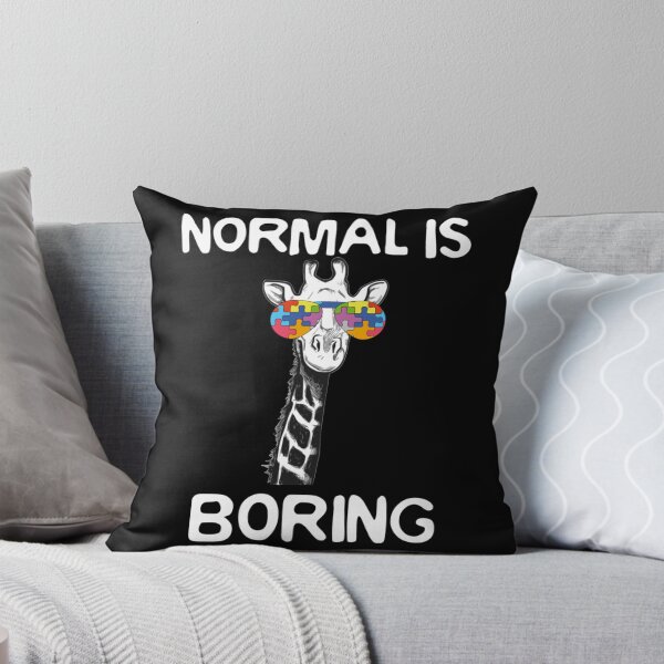 Item preview, Boring Autism Awareness Giraffe designed and sold by Kemriban5278.