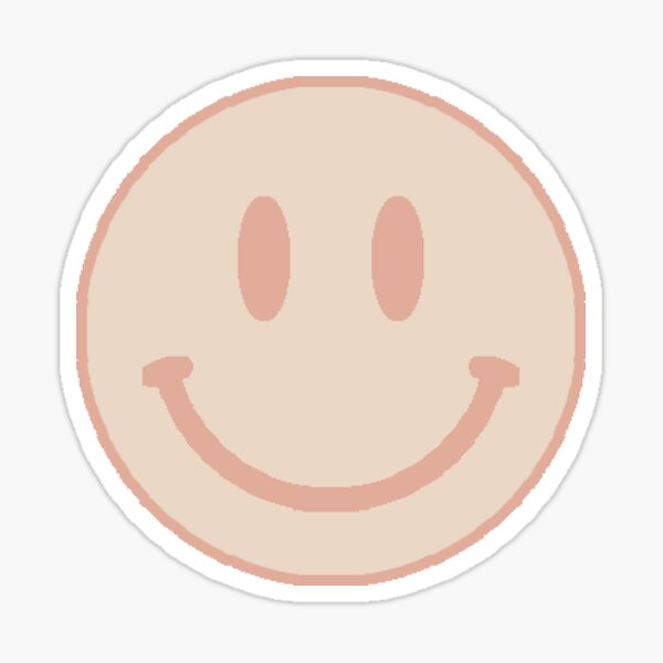 Smiley Face Sticker For Sale By Samanthaprice Redbubble