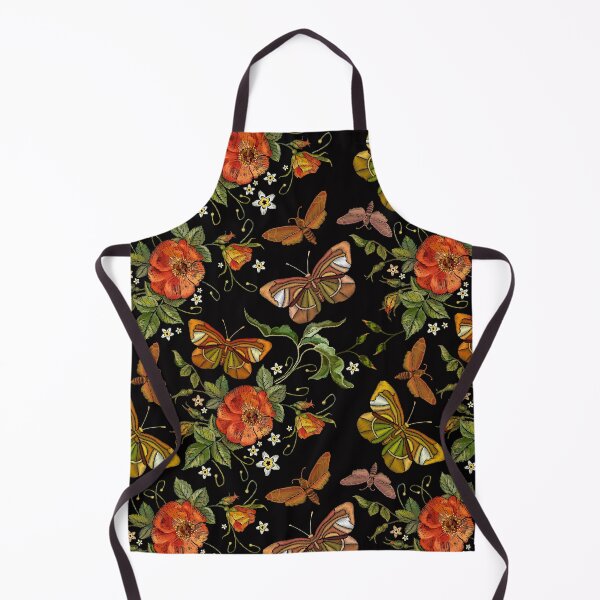 Item preview, Embroidery roses and butterflies designed and sold by matrioshka.