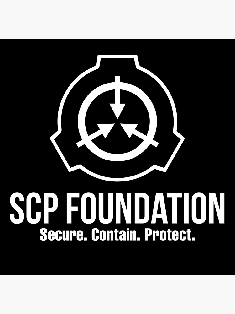Discover SCP Foundation Secure Contain Protect Premium Matte Vertical Poster