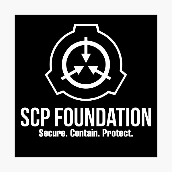 scp foundation art Poster for Sale by Cole Enlow