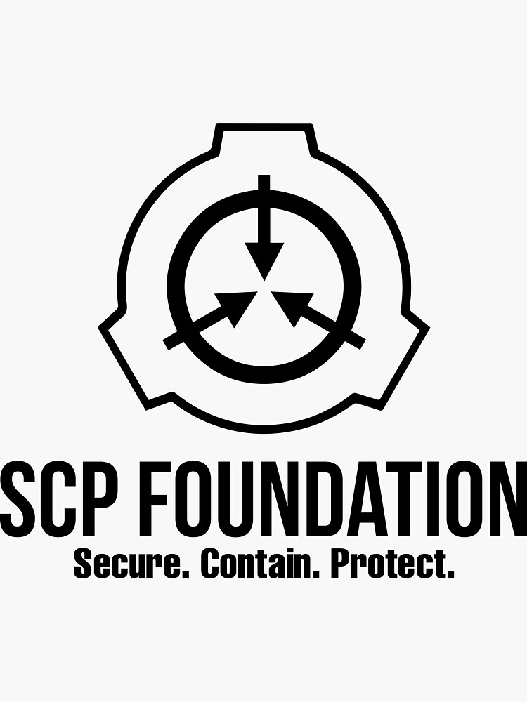 SCP Foundation Bumper Sticker Secure Contain Protect