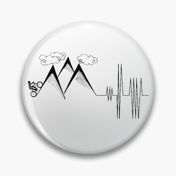 Item preview, biking heartbeat designed and sold by PRINTED ..