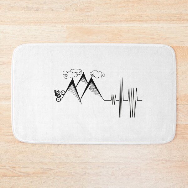 Item preview, biking heartbeat designed and sold by PRINTED ..