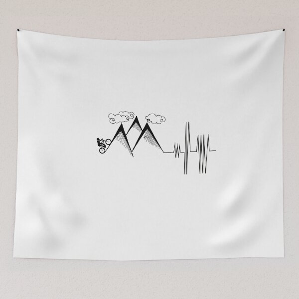Item preview, biking heartbeat designed and sold by PRINTED ..