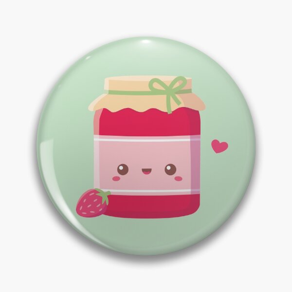 Item preview, Cute Strawberry and Jam Bottle designed and sold by rustydoodle.