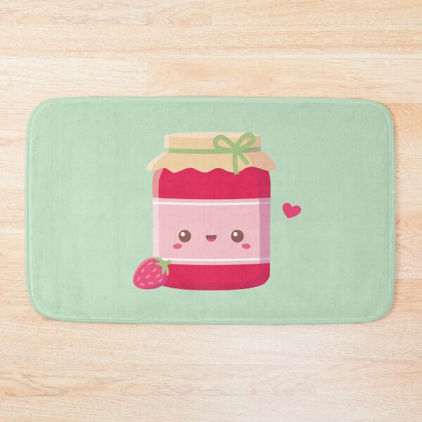 Item preview, Cute Strawberry and Jam Bottle designed and sold by rustydoodle.