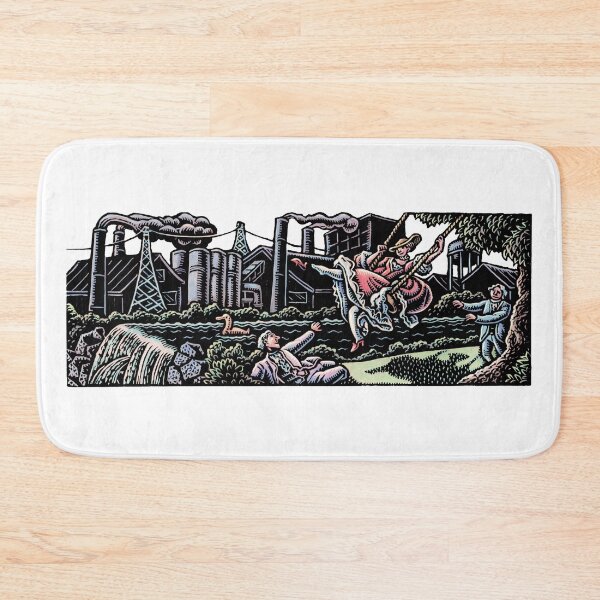 Item preview, Riverwalk with Factories and Swing designed and sold by LisaHaney.