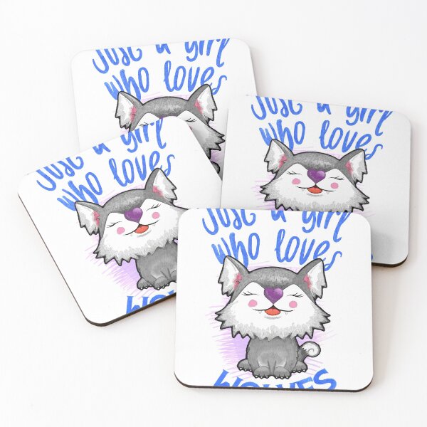 Item preview, Just a girl who loves wolves designed and sold by SquinkCreative.