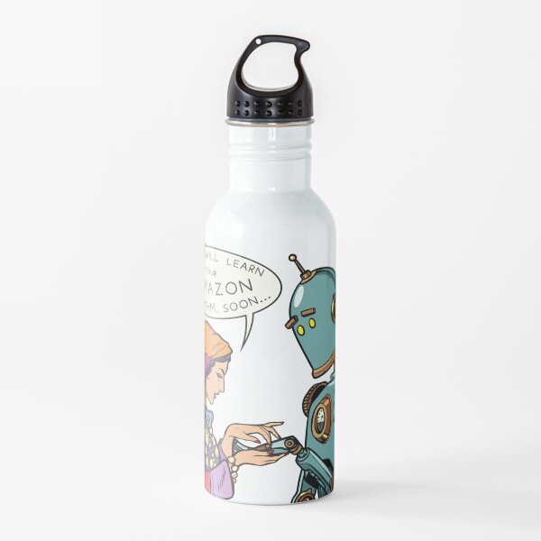 "Authors will Learn to love your Amazon Algorithm, soon..." Water Bottle