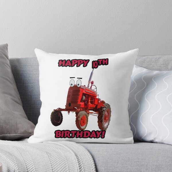 Item preview, Happy 10th Birthday Tractor design designed and sold by SEADOGPRINTS.