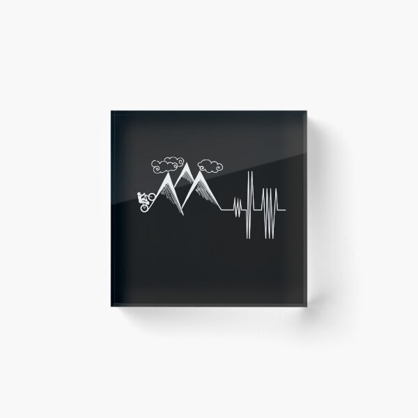Item preview, biking heartbeat designed and sold by PRINTED ..