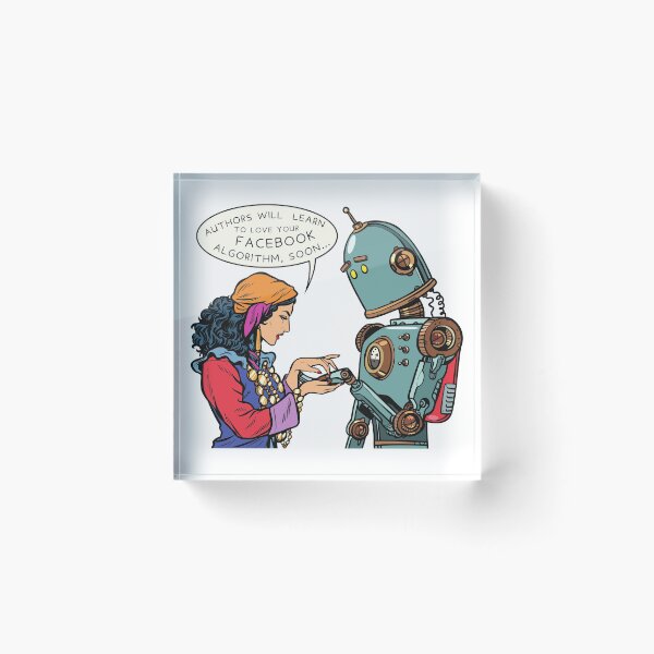 Item preview, "Authors will Learn to love the FACEBOOK Algorithm, soon..." designed and sold by RandRramblings.