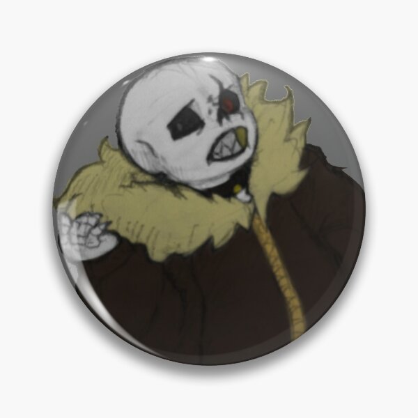 Underfell Sans Pins And Buttons Redbubble