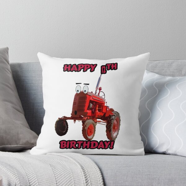 Item preview, Happy 12th Birthday Tractor design designed and sold by SEADOGPRINTS.