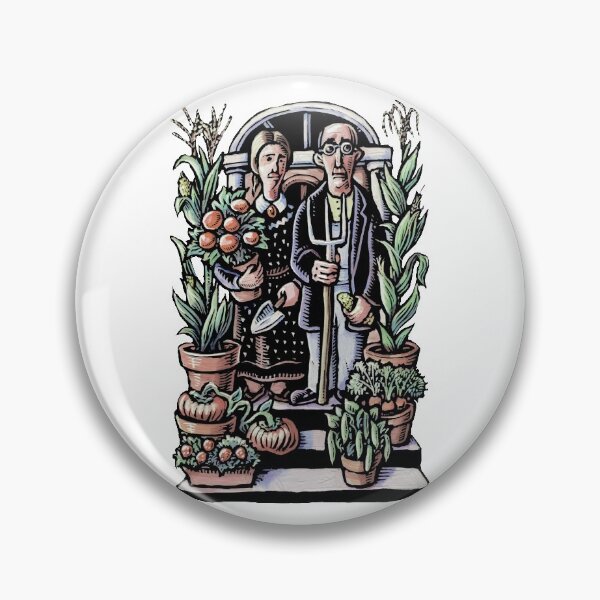 Item preview, American Gothic Gardeners designed and sold by LisaHaney.