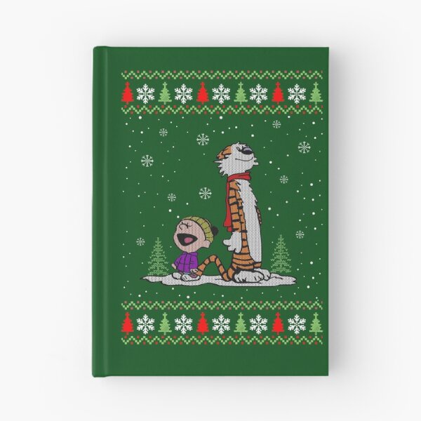 Item preview, Mery Christmas Calvin and Hobbes mode Sweater designed and sold by wasweye.