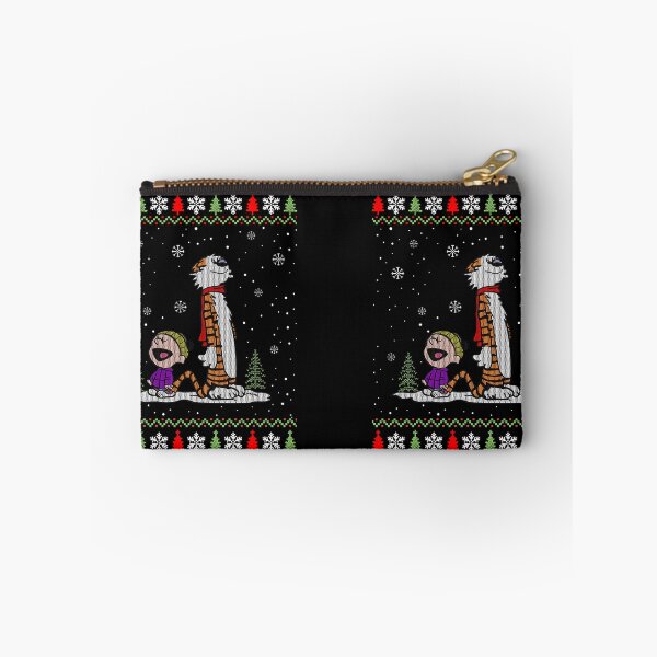 Item preview, Mery Christmas Calvin and Hobbes mode Sweater designed and sold by wasweye.