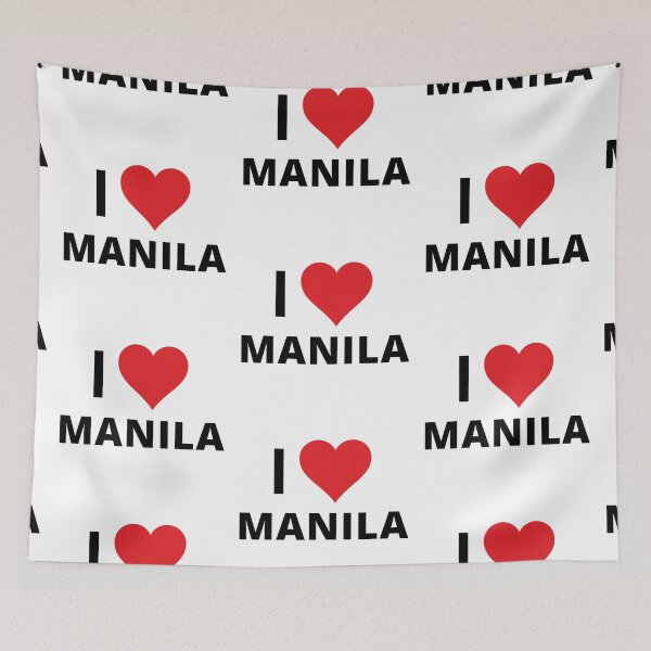 Item preview, I Love Manila (light) designed and sold by mugify.