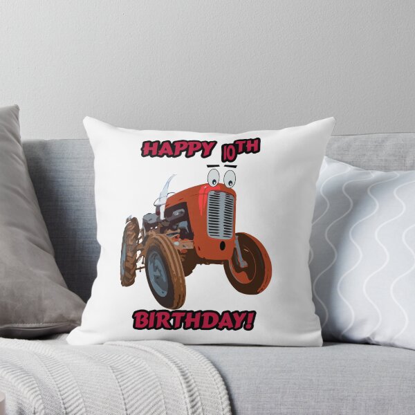 Item preview, Happy 10th Birthday Tractor design designed and sold by SEADOGPRINTS.