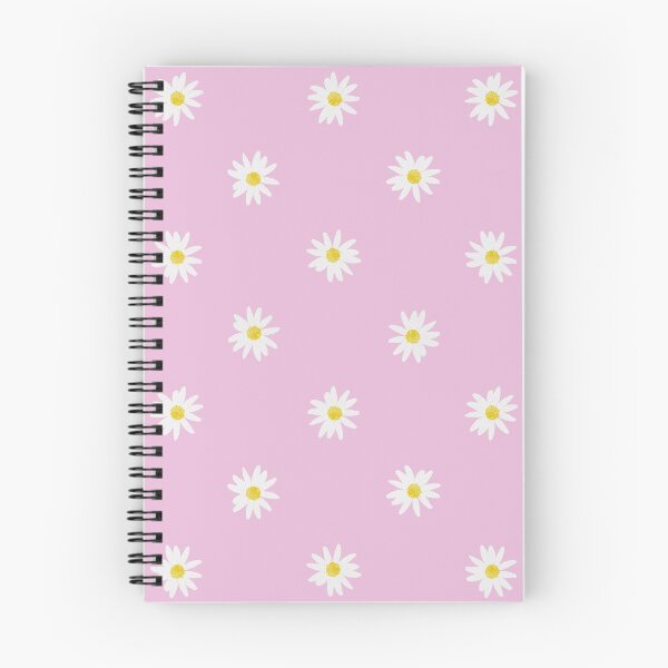 Aperçu de l'œuvre Motif de fleur de points de marguerite d'aquarelle | Aquarelle Marguerites Rose Blanc Jaune Floral créée et vendue par KearonAlexandra.