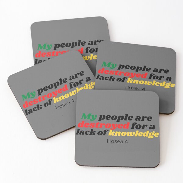 Item preview, My People Are Destroyed For A Lack Of Knowledge designed and sold by DaughterofYah.