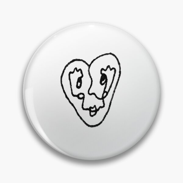 Item preview, ALEENA heart line art // black and white designed and sold by BECCANONIE.