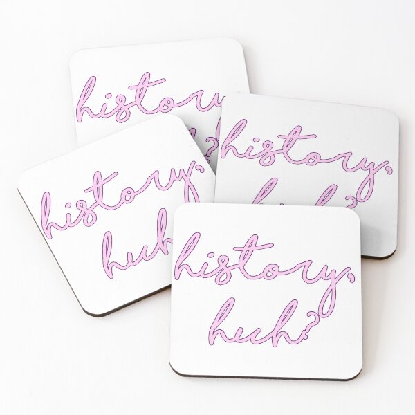 Item preview, HISTORY, HUH? pink & purple cursive designed and sold by 1975taylor.