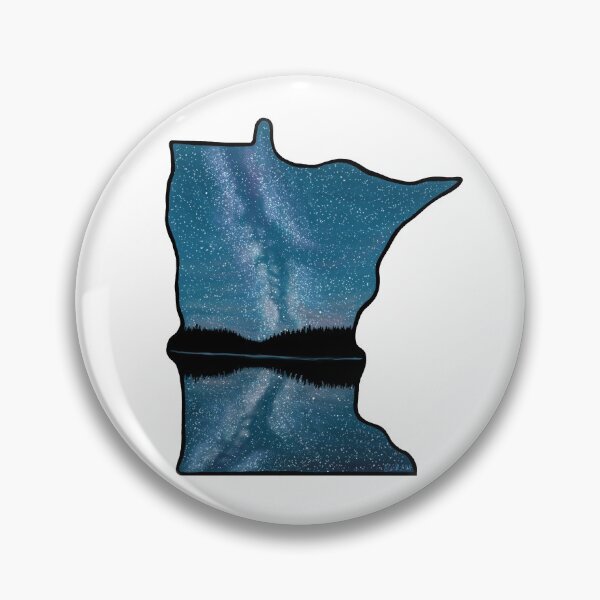 Item preview, Minnesota Silhouette - Milky Way designed and sold by EcoElsa.